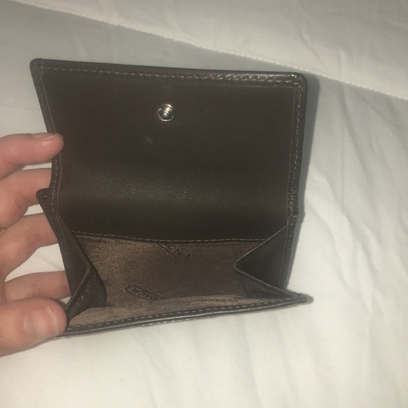 Coach Brown Signature Small Wallet - Picture 5 of 5